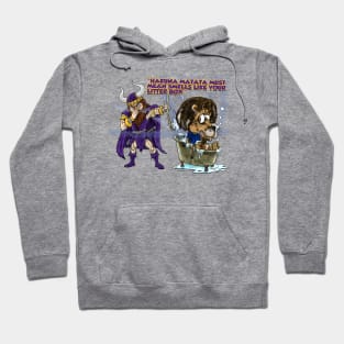 Minnesota Vikings Fans - Kings of the North vs Stinky Kitties Hoodie